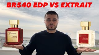 MFK BACCARAT ROUGE 540 EDP vs EXTRAİT İnceleme [upl. by Ferna]