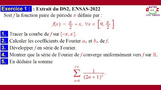 Exercice corrigé séries de Fourier [upl. by Maller]