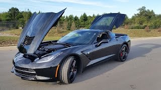 SOLD2015 Chevrolet Corvette Stingray Coupe 3LT 8spd Triple Black for Sale Call 8555078520 [upl. by Aigil80]