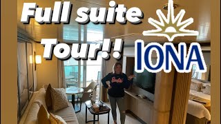 PampO IONA Suite tour Get Ready to be WOWED Sneak Peek Inside iona [upl. by Affrica]