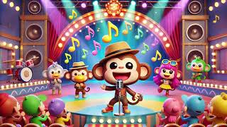 Dancing Monkeys Songquot is a lively and energetic song that invites kids to join a troop [upl. by Akinyt690]