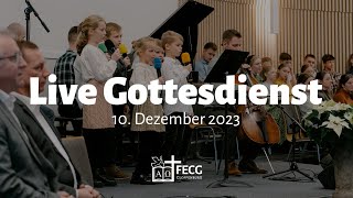 Gottesdienst Niemand kann zwei Herren dienen  FECG Cloppenburg  10122023 [upl. by Annaira]