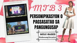 PERSONIPIKASYON O PAGSASATAO SA PANGUNGUSAP [upl. by Fesoy41]