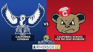 Live High School Football Playoffs  California Lutheran vs California School for the Deaf Riverside [upl. by Frager304]