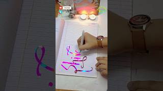 lettering name✨😍😘❤️youtubeshorts shorts calligraphy lettering nameart comment art [upl. by Carrelli]