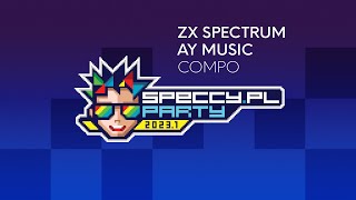 ZX Spectrum AY music compo  Speccypl party 20231 [upl. by Issie]