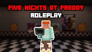 Five Nights At Freddys  Day 1  fnaf Minecraft Roleplay  Season 1 [upl. by Yeoz502]