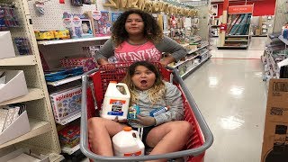 HUGE SLIME SUPPLIES SHOPING HAUL AT TARGET  KARINA GARCIAS NEW SLIMES  FORTNITE DANCING IN TARGET [upl. by Orelia242]