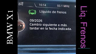 BMW X1 F48 Cambio liquido de frenos [upl. by Hacker133]