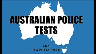 Australian Police Tests AUS  How to Pass [upl. by Nabila]