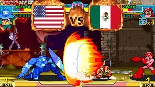 Marvel vs Capcom  King Aures USA vs MEX MASTERRY mvsc Fightcade マーベルvsカプコン [upl. by Ramhaj730]