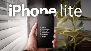 I Turned My iPhone into a ‘Lite Phone’ [upl. by Kronick]