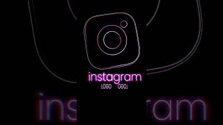 Animated neon Instagram logo design [upl. by Otrebcire784]