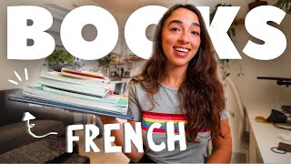 Best French BOOKS for INTERMEDIATE French Learners 📚  my tips on how to read a book in French [upl. by Nennek438]