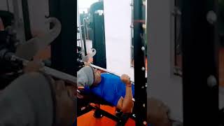 Incline bench press with smith machine 💪।।shorts ।।gym ।।bodybuilder 💪 [upl. by Einafit189]