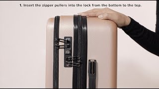 CALPAK Double TSA Key Lock Instructions [upl. by Costanzia]