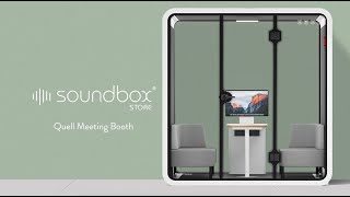 Quell Acoustic Meeting Booth By Soundbox Store [upl. by Marya]