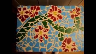 How to create a mosaic tile art piece [upl. by Brunella]