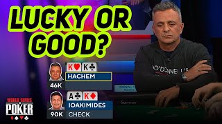 Pocket Kings for Joe Hachem in the 2021 WSOP Main Event [upl. by Tawney25]