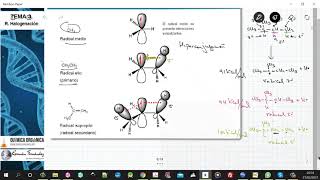 TEMA 3 R HALOGENACIÓN  33 ESTABILIDAD DE RADICALES [upl. by Lyall338]