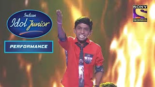 Ajay Brijwasi का quotJashneIshqaquot पर यह Performance है ग़ज़ब का  Indian Idol Junior  Performance [upl. by Icart]