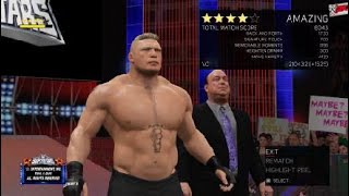 WWE 2K17 SAMOA JOE VS BROCK LESNAR [upl. by Ika14]