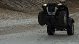 Polaris Sportsman 850 XP in some deep snow [upl. by Subir]