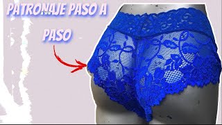 COMO HACER UN CACHETERO DE ENCAJE PARA DAMA PASO A PASO [upl. by Anidene]