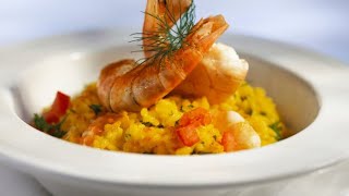 Recette  Risotto de crevettes au curry [upl. by Pages113]