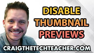 How To Disable Thumbnail Preview Feature in Windows 7 2022 [upl. by Atiugram715]