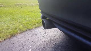 E46 328i muffler delete with 3 inch straight pipe [upl. by Nilknarf]