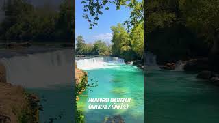 Manavgat Waterfall Antalya  Türkiye 🩵🇹🇷 antalya manavgat waterfall travel takeaticket [upl. by Hesketh]