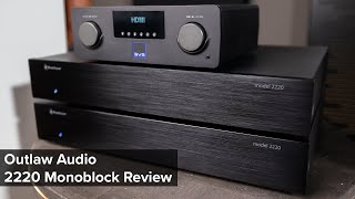 My FIRST Experience with Monoblock Amps  Outlaw Audio 2220 Review [upl. by Bisset]