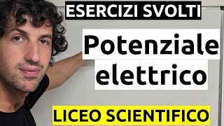 Potenziale elettrico  Esercizi [upl. by Jobe]