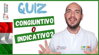 QUIZ CONGIUNTIVO o INDICATIVO  Impara litaliano con i quiz di Vaporetto Italiano [upl. by Aikar]