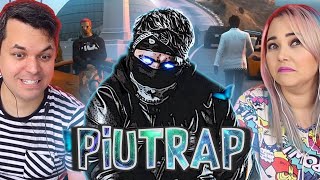 REACT PiuTrap  LEEN BACK ft AKATS Piuzinho [upl. by Gnouv]