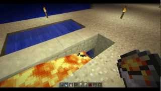 Minecraft How to make an Obsidian Generator [upl. by Eicart]