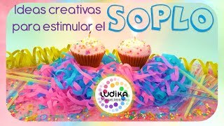 DIY VELAS CUPCAKE Y OTROS JUEGOS PARA ESTIMULAR EL SOPLO [upl. by Ireva]