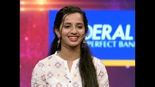 Nayika Nayakan l Malavika in Mukham round I MazhavilManorama [upl. by Nevsa]