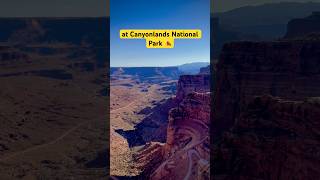 The Shafer Trail at the Canyonlands National Park canyonlands utah utahhiking shorts usa [upl. by Zashin357]