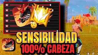 SENSIBILIDAD  BOTÓN PERFECTO FREE FIRE🎯SIN DPI PARA DAR TODO ROJO NUEVA ACTUALIZACIÓN 2024✅ [upl. by Bronez485]