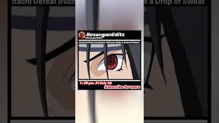 Itachi Defeat Oruchimaru Without Make a Drop of Sweat [upl. by Duwalt526]