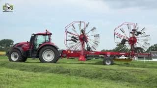 Graslanddemo Geel België 91 landbouwmachines 21 merken Trekkerweb geel grunnland grassmen [upl. by Helbonna154]