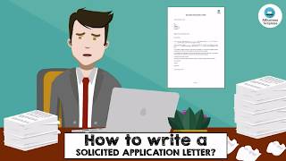 Solicited Application Letter howtowriteletters applicationletter [upl. by Kiri]