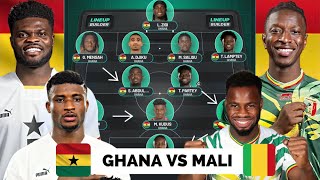 GHANA🇬🇭 VS MALI🇲🇱  GHANAIANS EXPECTATIONS amp OTTO ADDO TACTICS  FORMATION [upl. by Templas]