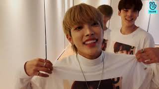 ENG SUB ATEEZ VLIVE 20181019  죄송해요 ㅠㅠㅠ다시 에이티즈 깜짝💕💕 [upl. by Tamberg]