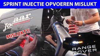 INJECTIE SCOOTER OPVOEREN OP LOCATIE MISLUKT  VOL GAS MET JOEY [upl. by Etiam]