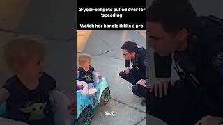 Cop Pulls Over 3YearOld in Toy Car for Speeding ‪denisandor [upl. by Eusebio]