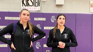 Berkshires Jill Smetana Marissa Rish spark win over Kirtland [upl. by Ahslek890]