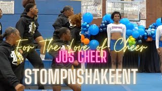 CHEERLEADERS CALL CHANTS AND THROW COUNTS AT THE JUS CHEER COMPETITION HOSTED BY JCE [upl. by Wilkinson473]